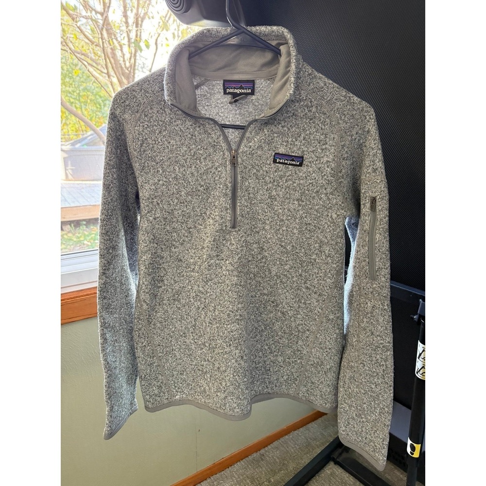Patagonia Womens Better Sweater ¼ Zip Pullover Fleece M Outdoor Hiking Layer